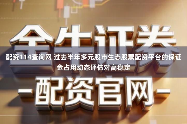 配资114查询网 过去半年多元股市生态股票配资平台的保证金占用动态评估对高稳定