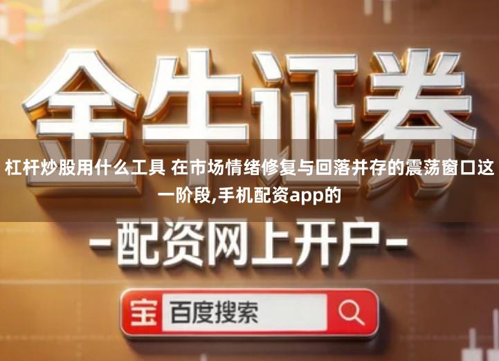 杠杆炒股用什么工具 在市场情绪修复与回落并存的震荡窗口这一阶段,手机配资app的